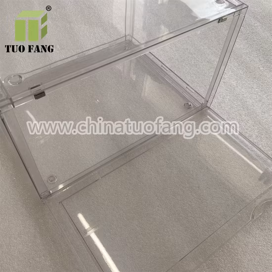 Plastic Transparent Shoes Drawer Display Box Mould
