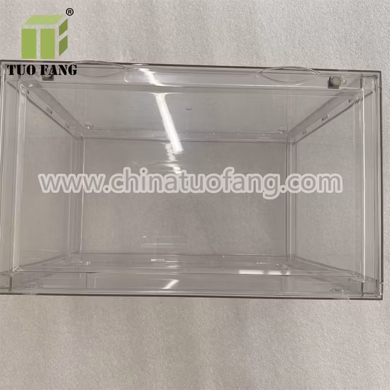 Plastic Transparent Shoes Drawer Display Box Mould