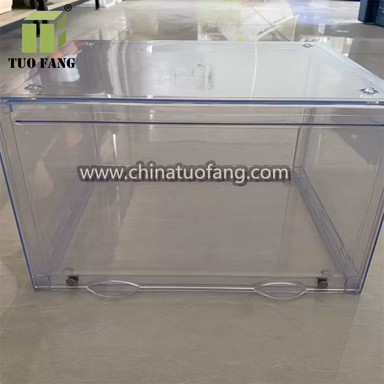 Plastic Transparent Shoes Drawer Display Box Mould
