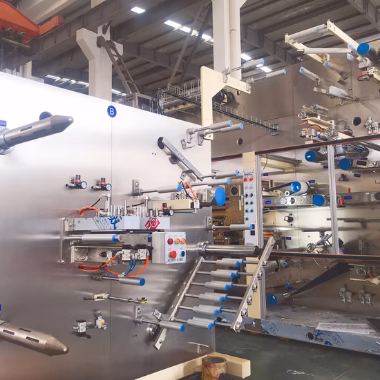 Jwc-Nk450-Eb 210kw Capacidad de instalación Cero residuos Elástico Oído Máquina de pañales para bebés