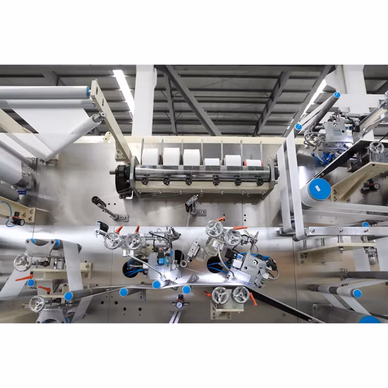 Jwc-Nk800-Sv 205kw Capacidad de instalación 600PCS / Min Velocidad de trabajo estable Máquina de pañales para bebés extraíble 0.08% de descuento